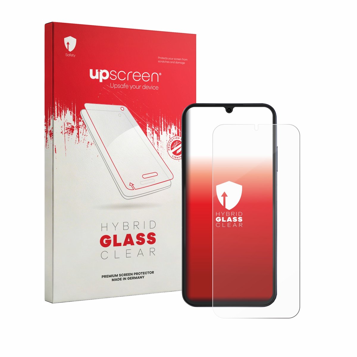 upscreen - Screenprotector voor Fossibot S7 - Folie Beschermfolie Beschermglas transparant