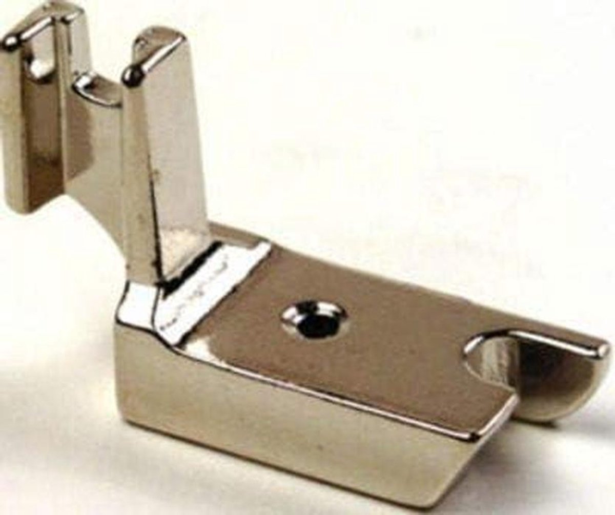 Piping Presser Naaivoet - Naaivoetje Pijpenvoet - Kleding Maken - Schroef-Op Montage - 1/4 Inch - Zilver