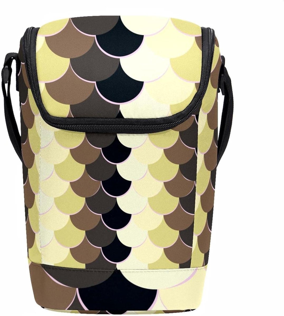 Lunchtas - Koeltas Tote - Eten Meenemen - Verstelbare Riem - 31x18x18 cm - Multi 11