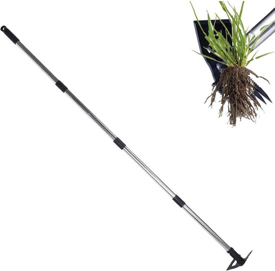 Onkruid Schoffel - Tuin Schoffel - Wieden en Tuinieren - Verstelbare Lengte - 160 cm - Zwart — afbeelding 4