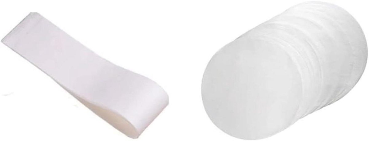 Bakpapier Set - Perkamentpapier Liner - Non-stick Bakken - Multifunctioneel - 500 Vel - Wit