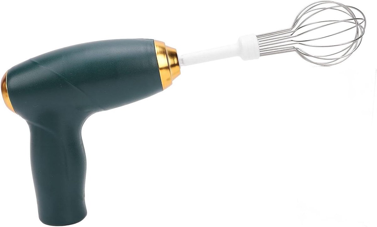 Draadloze Handmixer - Elektrische Garde Eierklopper - Bakken en Koken - USB Oplaadbaar - 2 Roerkoppen - Groen