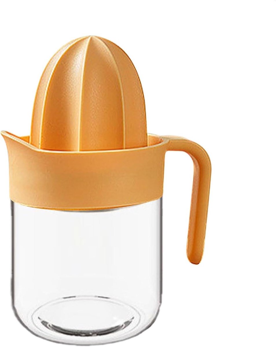 Handmatige Citruspers Fruitpers Citroen Sap Extraheren Spatwaterdicht Ontwerp 450 ml Glas