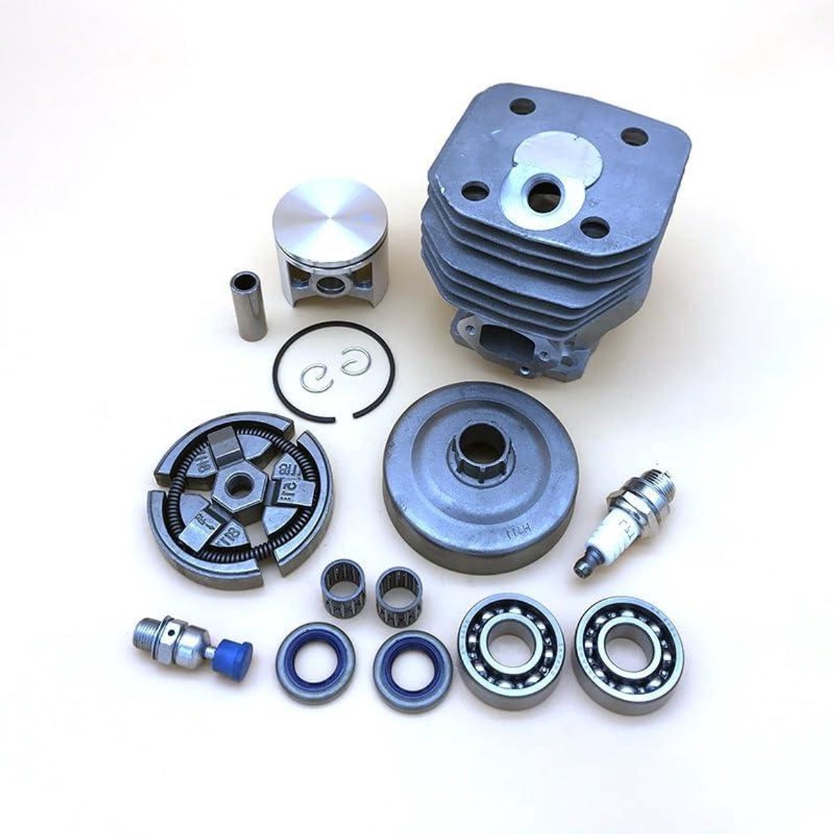 Cilinder Zuiger Kit - Kettingzaag Onderdelen - Motor Reparatie - 48MM Diameter - 50 g - Metaal