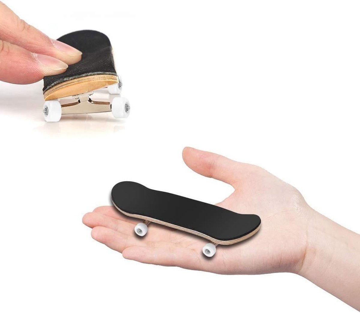 Complete Mini Finger Skateboard met Maple Houten Brug en Drukregulator voor Kinderen - Perfect voor Tricks en Stunts