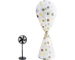Elektrische Vloerventilator Stofhoes van PEVA Materiaal, Waterdicht en Herbruikbaar, 54 x 14 x 14,56 Inch, Bescherming tegen Stof en Vuil