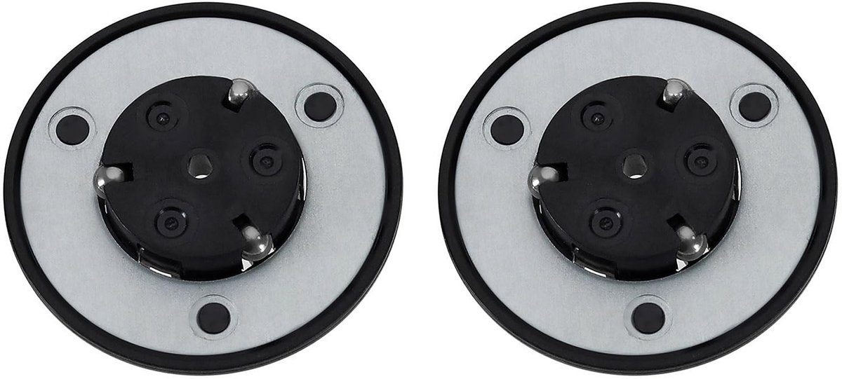 Dailygoody - Vervanging Draaitafel Disc Houder - CD Fixator - Duurzaam - Zwart - Spindel Hub - Gaming Accessoires - Geschikt voor PS One - Zwart