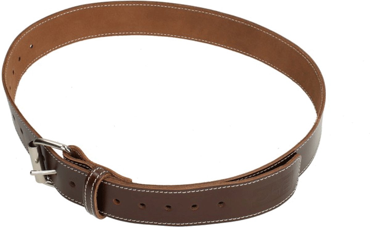D4E 3'' LEDEREN RIEM IN DONKER BRUINE FINISH
