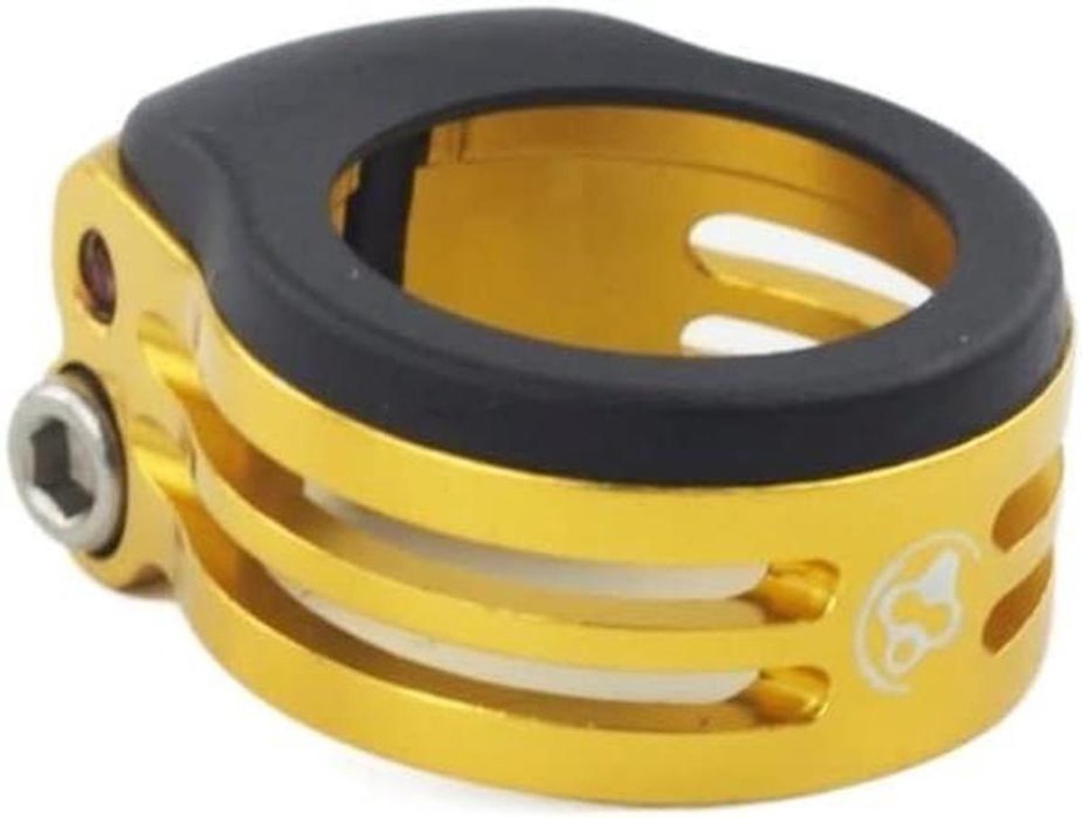 Fietspen Klem - Zadelpen Klem - Fiets Zadel Verstellen - Snelspanner Ontwerp - 31.8 mm - Zwart