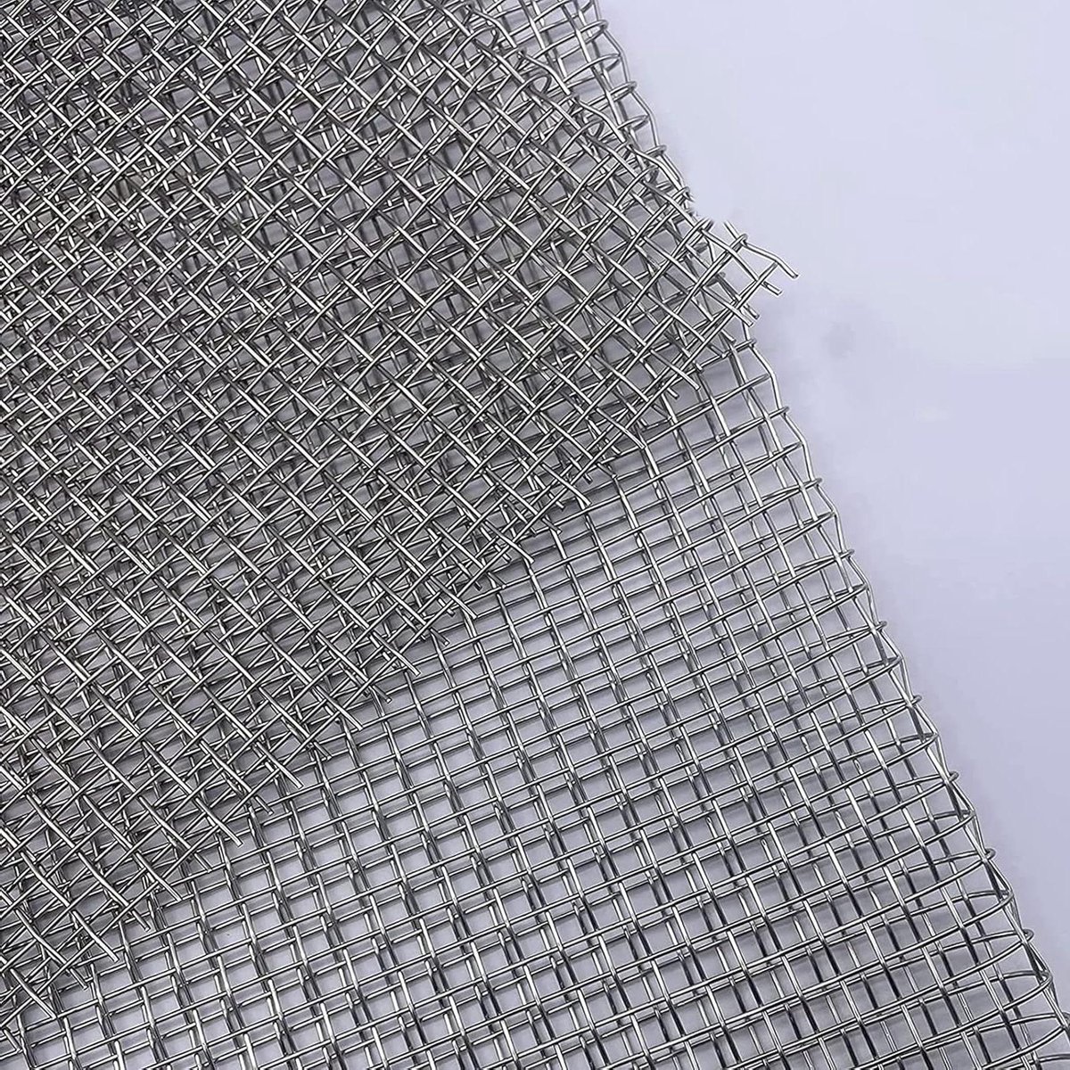 Roestvrij Staal Gaas - Metaal Hor - Ventilatie Bescherming - Hoge Treksterkte - 18 Mesh - Zilverkleurig