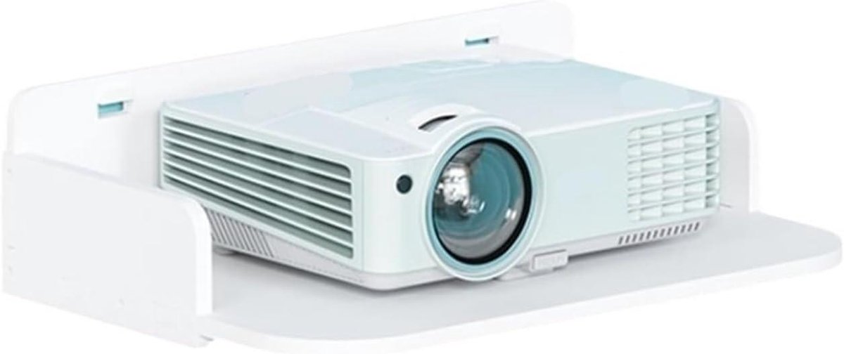 Projector Beugel - Beamer Houder - Wandmontage - Geen Gaten Nodig - 24x40x7cm - Wit