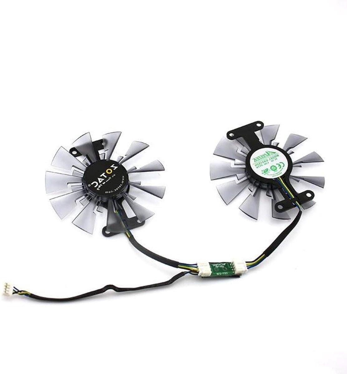 Videokaart Koelventilator - GPU Fan - Computer Koelen - 4-Pin Connector - 85mm - Zwart