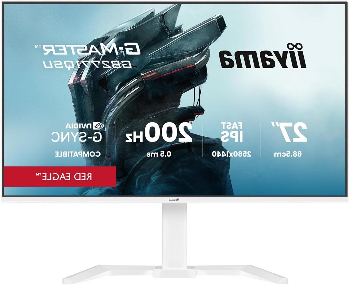 Desktop Monitor - QHD LED - Snelle Beelden - 200Hz Verversingssnelheid - 27 inch - Wit