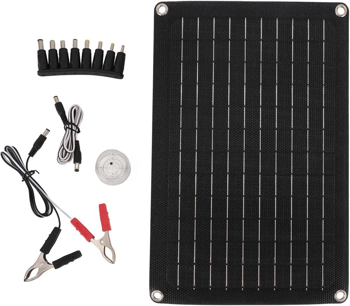 Zonne Charger - Draagbaar Paneel - Buiten Opladen - Dubbele PD Poorten - 20W - Zwart