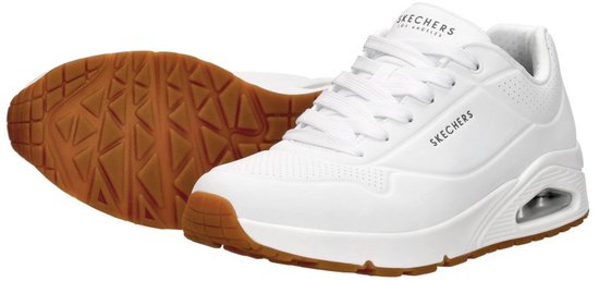 Baskets Homme Skechers Uno Stand On Air - Blanc - Taille 43