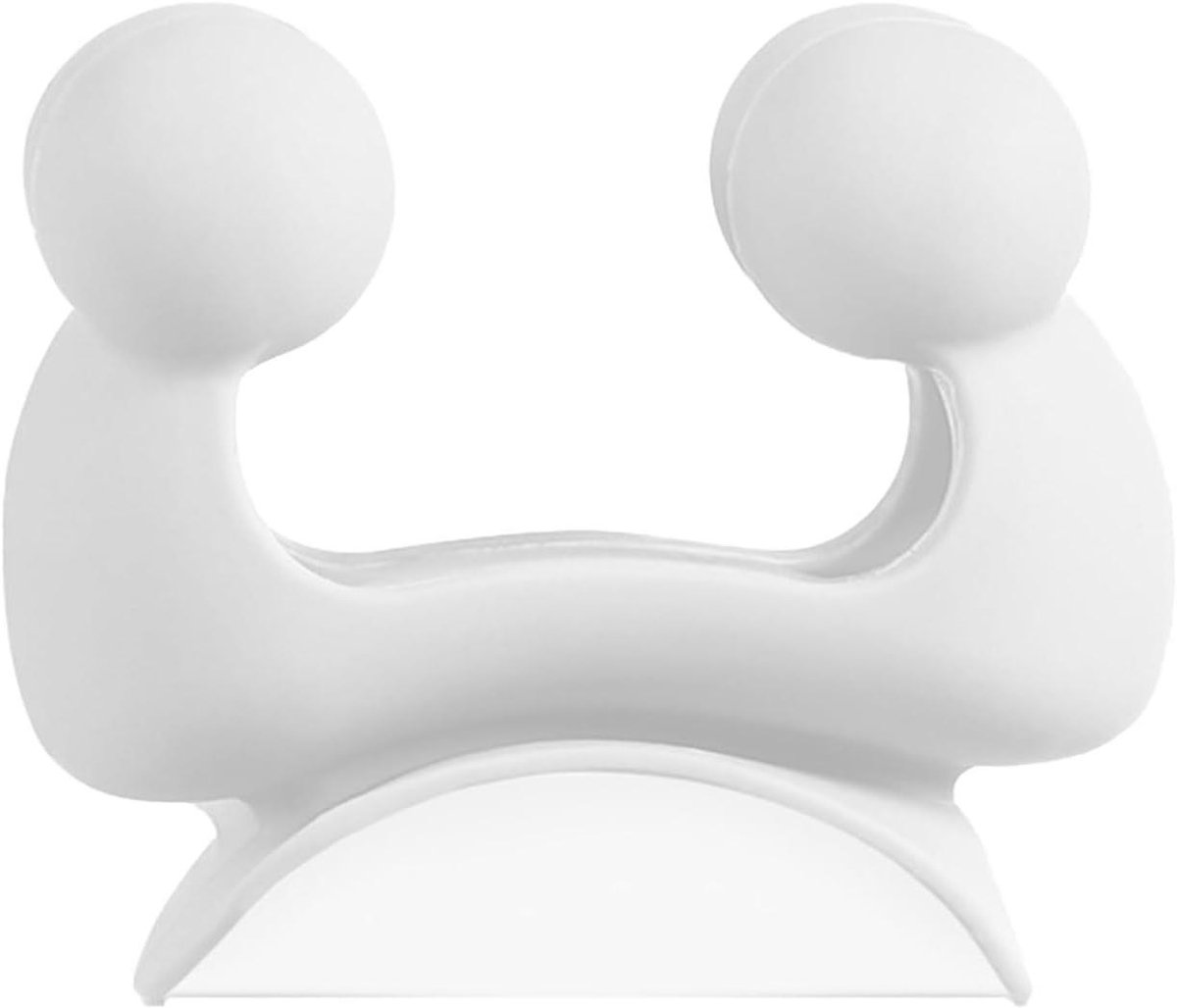 Rijstlepel Houder - Keuken Organizer - Keuken Opbergen - Snelle Installatie - 4.3 cm - Wit