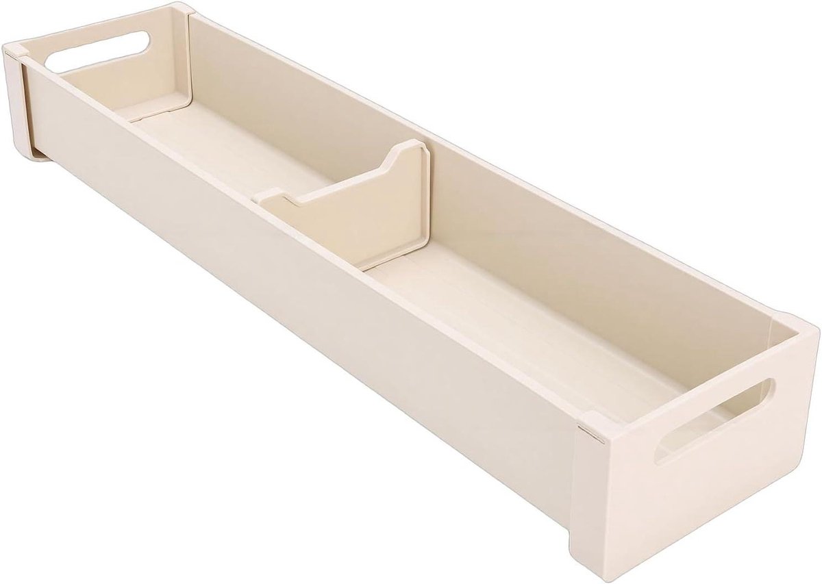 Lade Organizer - Bestekbak - Keuken Ordenen - Verstelbare Verdelers - 43.5 cm - Zilver