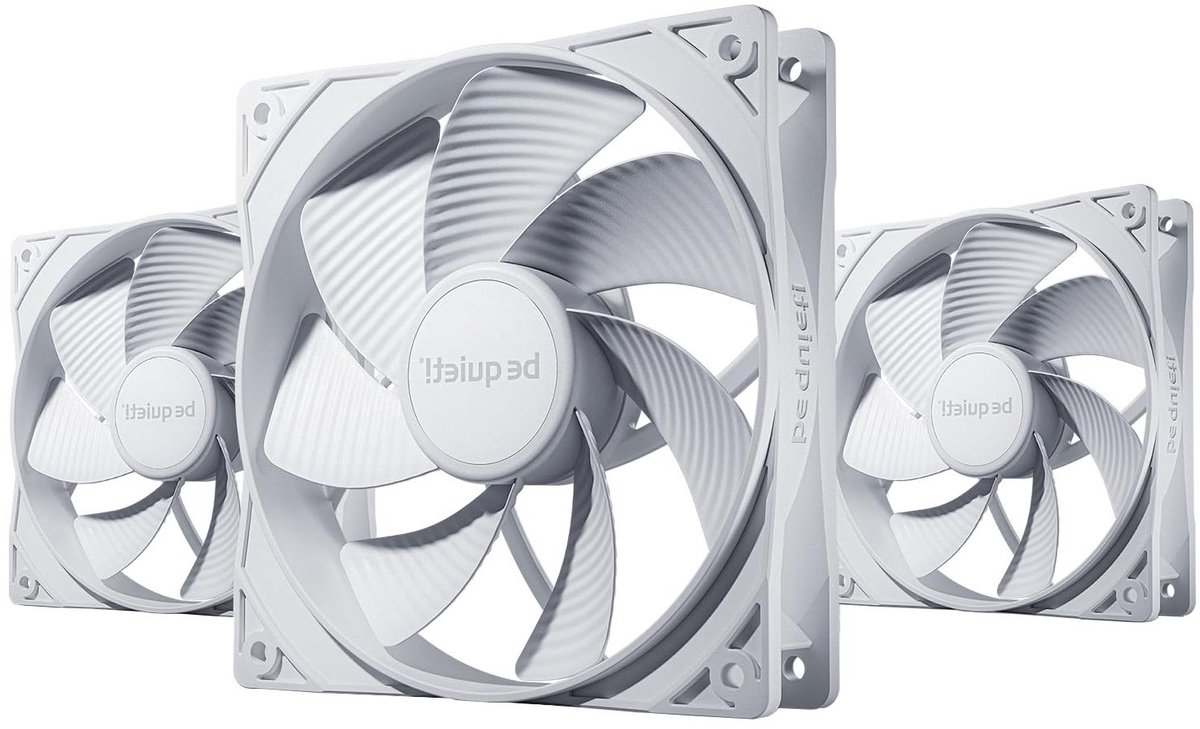 PC Ventilatoren - Koelers Set - Behuizing Koeling - Omgekeerde Bladen - 3 Stuks 120mm - Wit