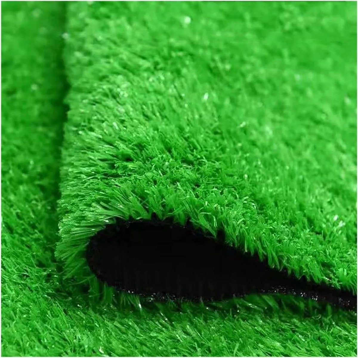 Kunstgras Mat - Synthetisch Gazon - Buiten Decoratie - Realistisch Uiterlijk - 2 stuks 100x50cm - Lichtgroen
