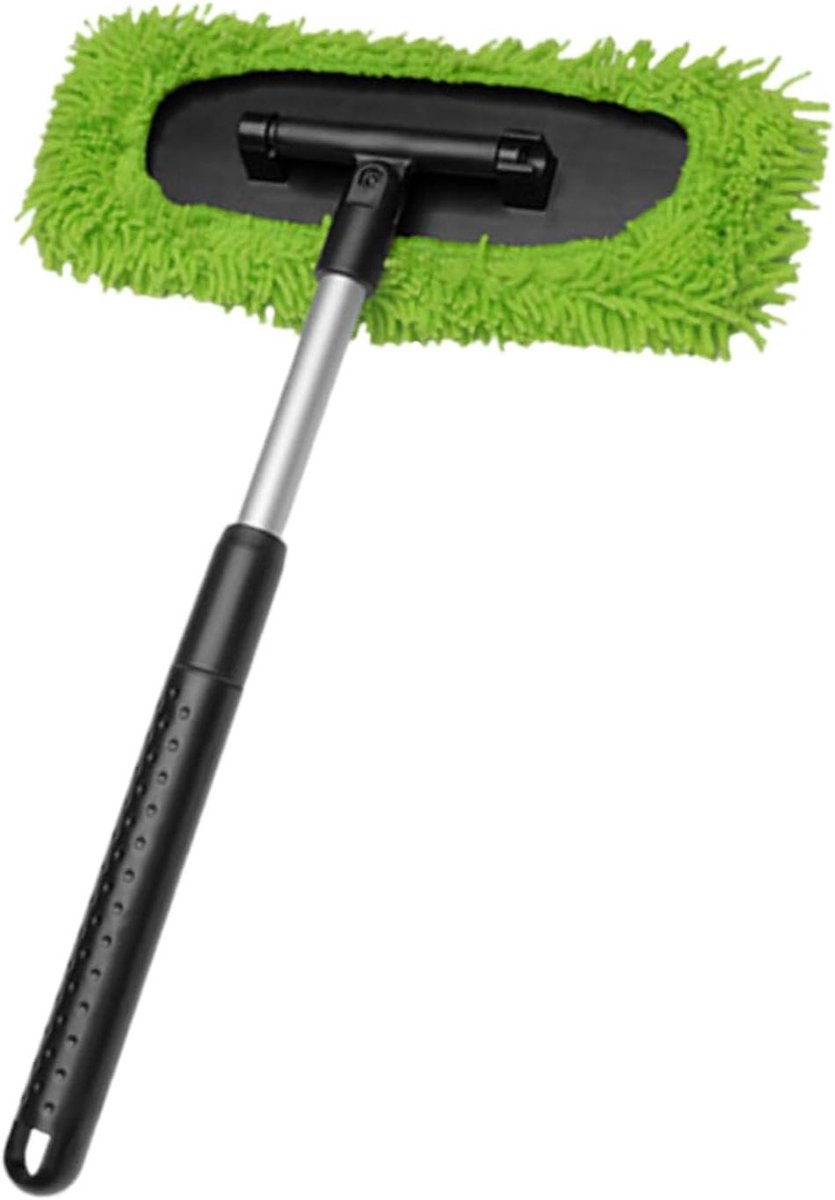 Voorruitreinigingsgereedschap - Glaswasser Auto - Autoruiten Reinigen - Telescopisch Verstelbaar - 60 cm - Groen
