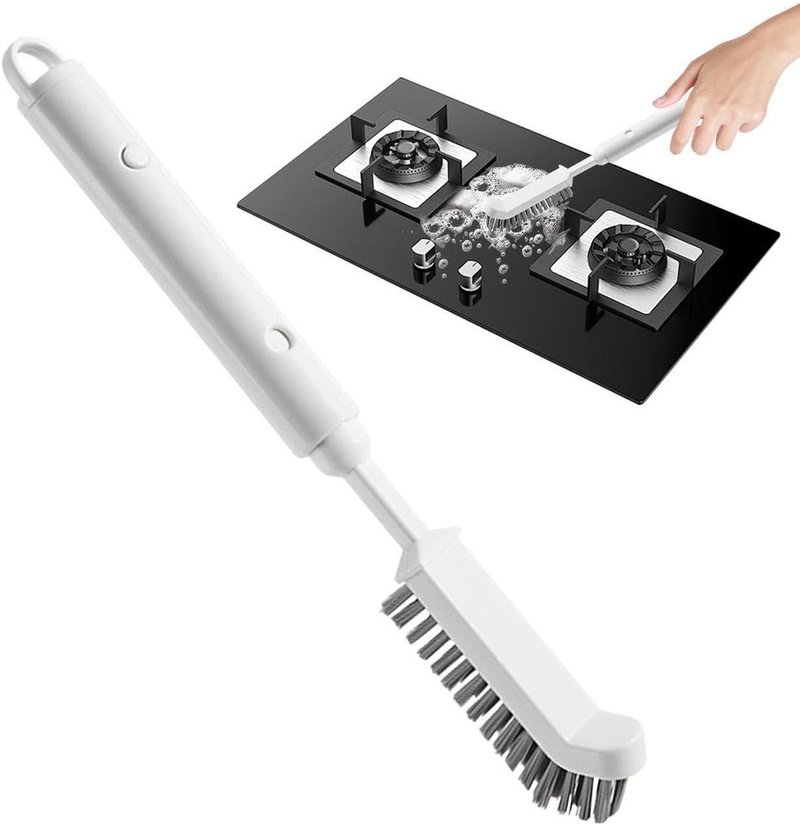 Gootsteenborstel Keuken - Blender Borstel - Grondig Reinigen - Uitschuifbaar Handvat - 36 cm Lengte - Niet gespecificeerd