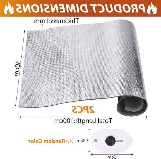 Thermische barrière met zelfklevende coating voor optimale isolatie en bescherming — afbeelding 5