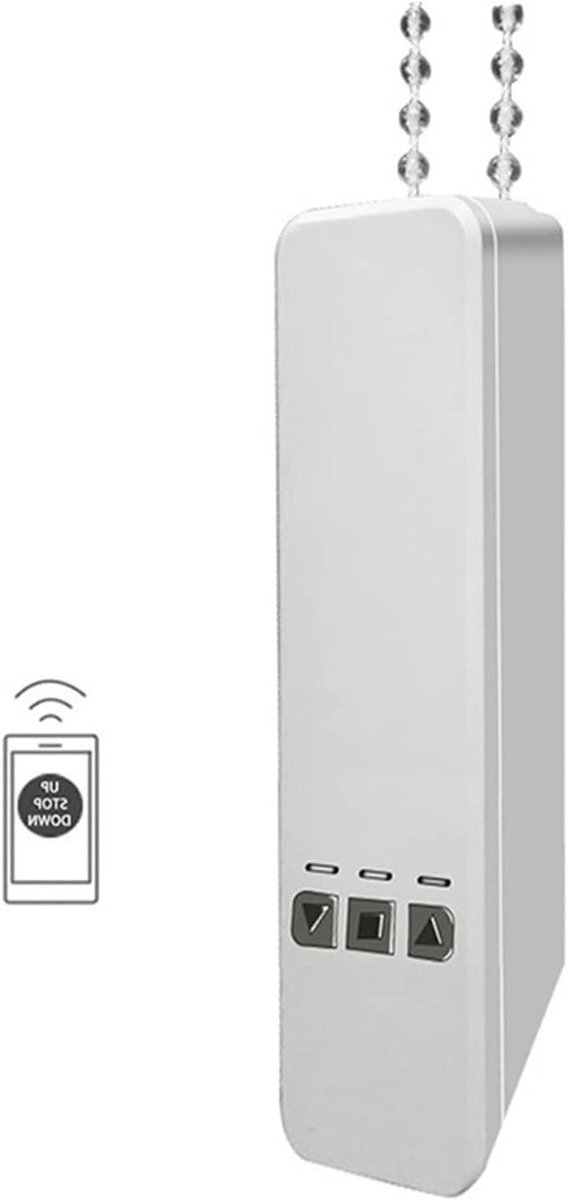 Elektrische Gordijn Controller - Slimme Gordijn Opener - Automatisch Gordijnen - Eenvoudige Installatie - 600 Gram - Wit
