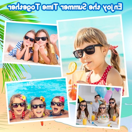 Zonnebril voor kinderen voor verjaardagsfeesten, zomerse stranddagen en cadeauzakken vullen — afbeelding 2