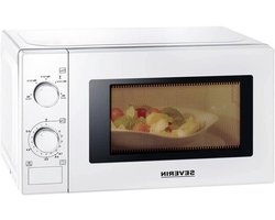 Magnetron - Oven Compacte oven - Snelle maaltijden bereiden - Roestvrij staal binnenkant - 20 Liter - Wit