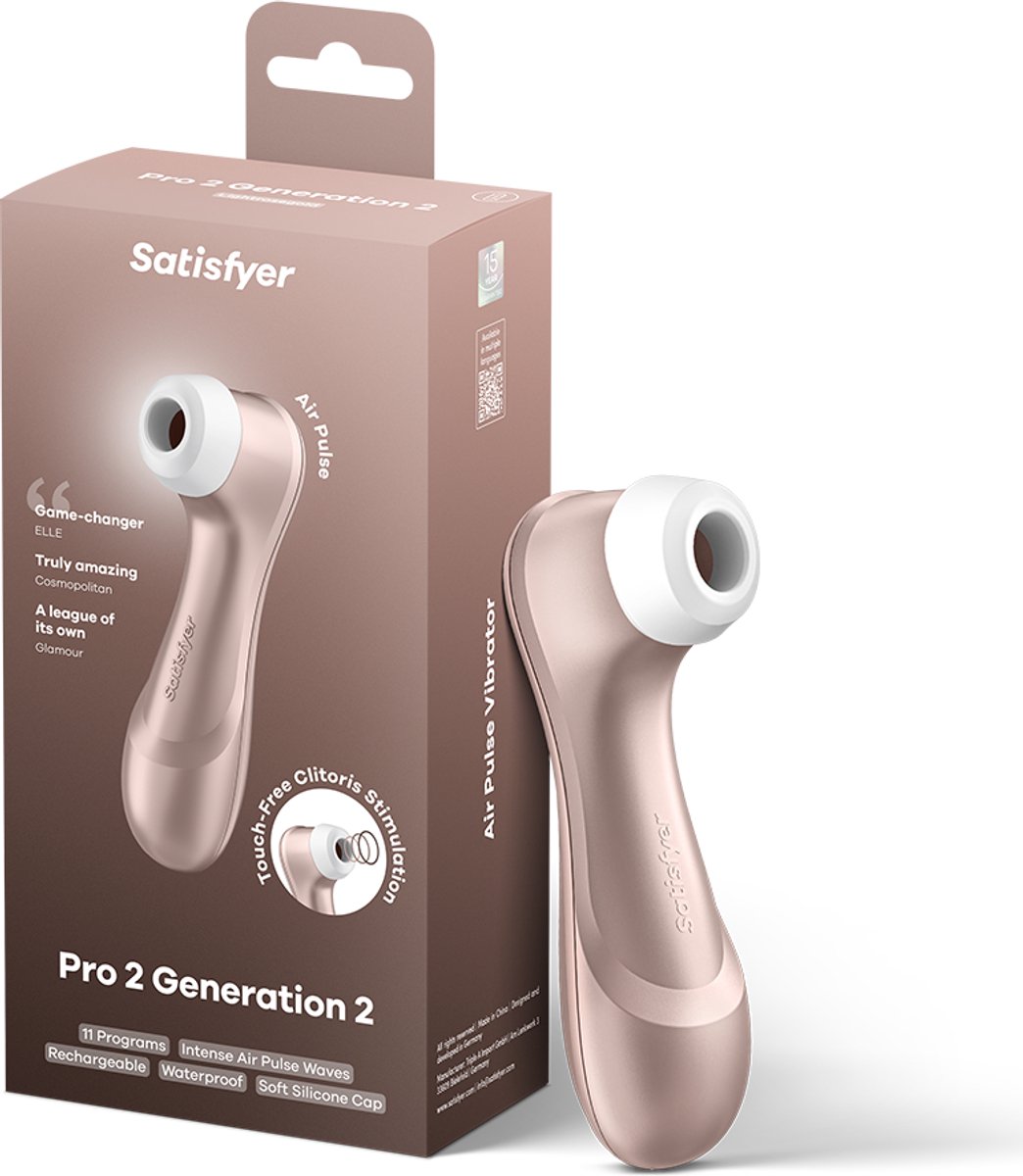 Bol.com Satisfyer Pro 2 Next Generation - Luchtdrukvibrator met 11 intensiteitsniveaus - waterdicht aanbieding