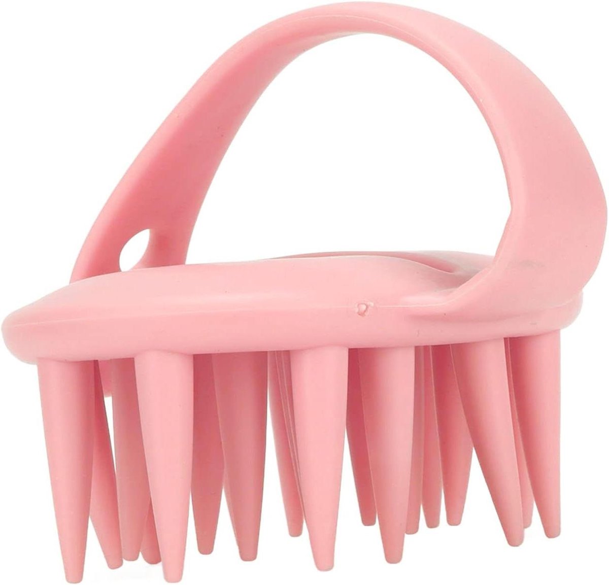 Siliconen Badborstel - Lichaamsborstel Doucheborstel - Huidverzorging Reiniging - Diepe Reiniging Massage - 19 x 13 x 8 cm - Roze