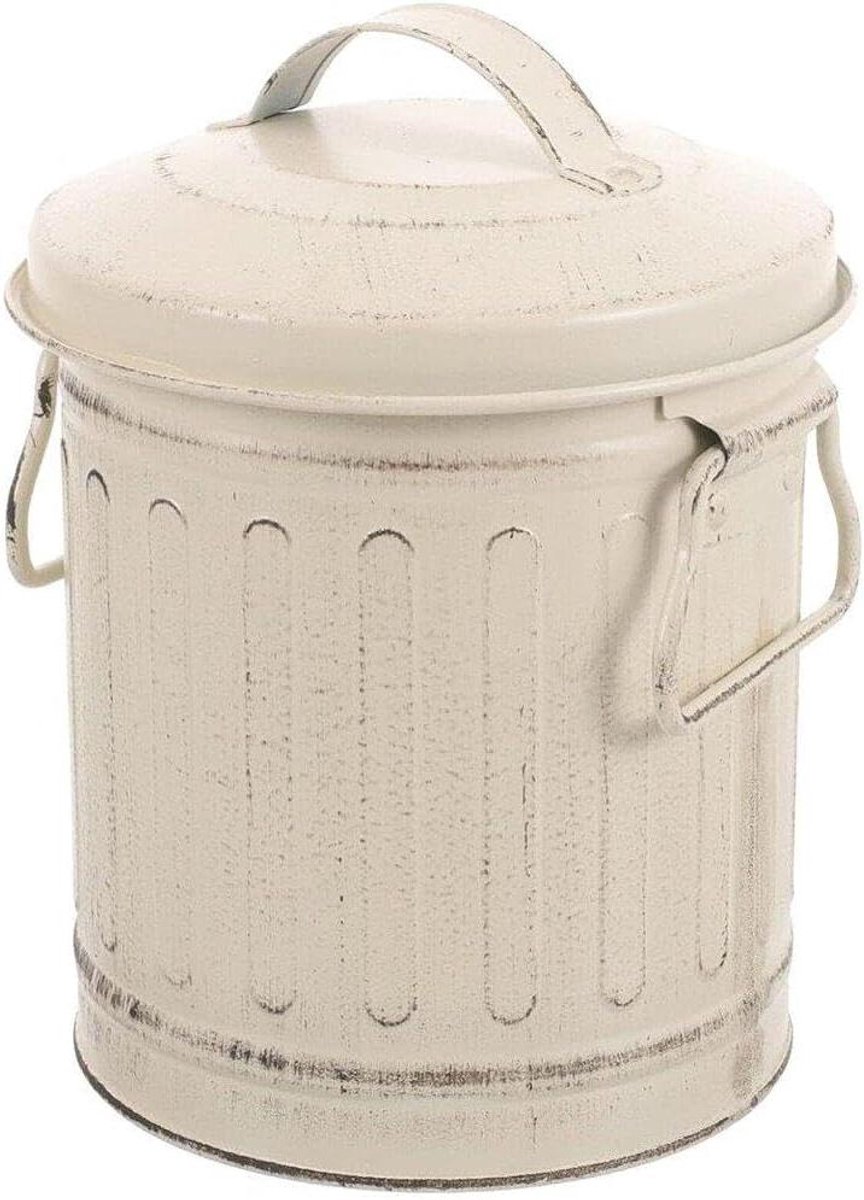 Verbrandingsoven Emmer - Afvalbrander Tuin - Afval Verbranden - Met Deksel en Tang - 13 x 19 cm - Zwart