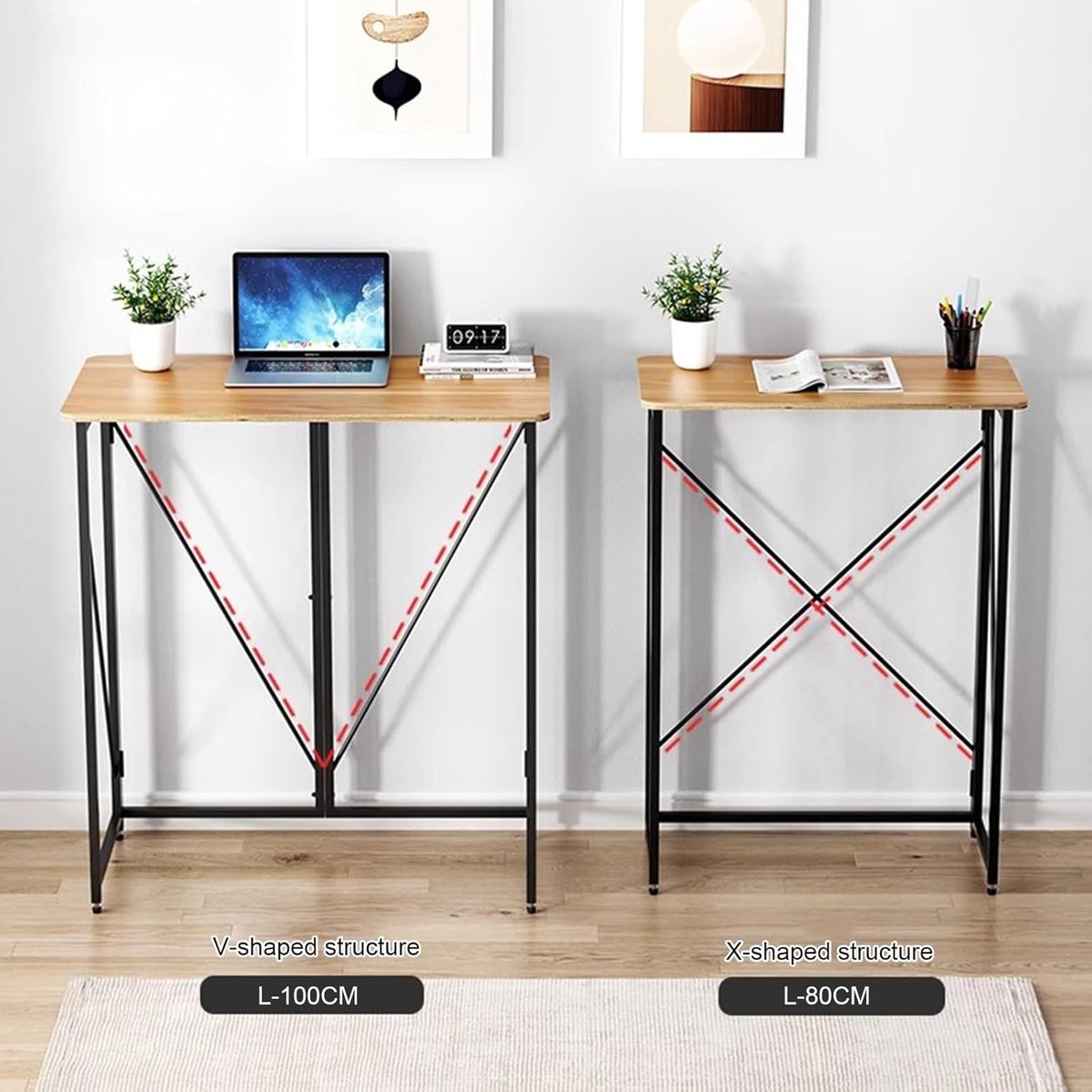 Opklapbaar Bureau - Sta-bureau Werktafel thumbnail 3