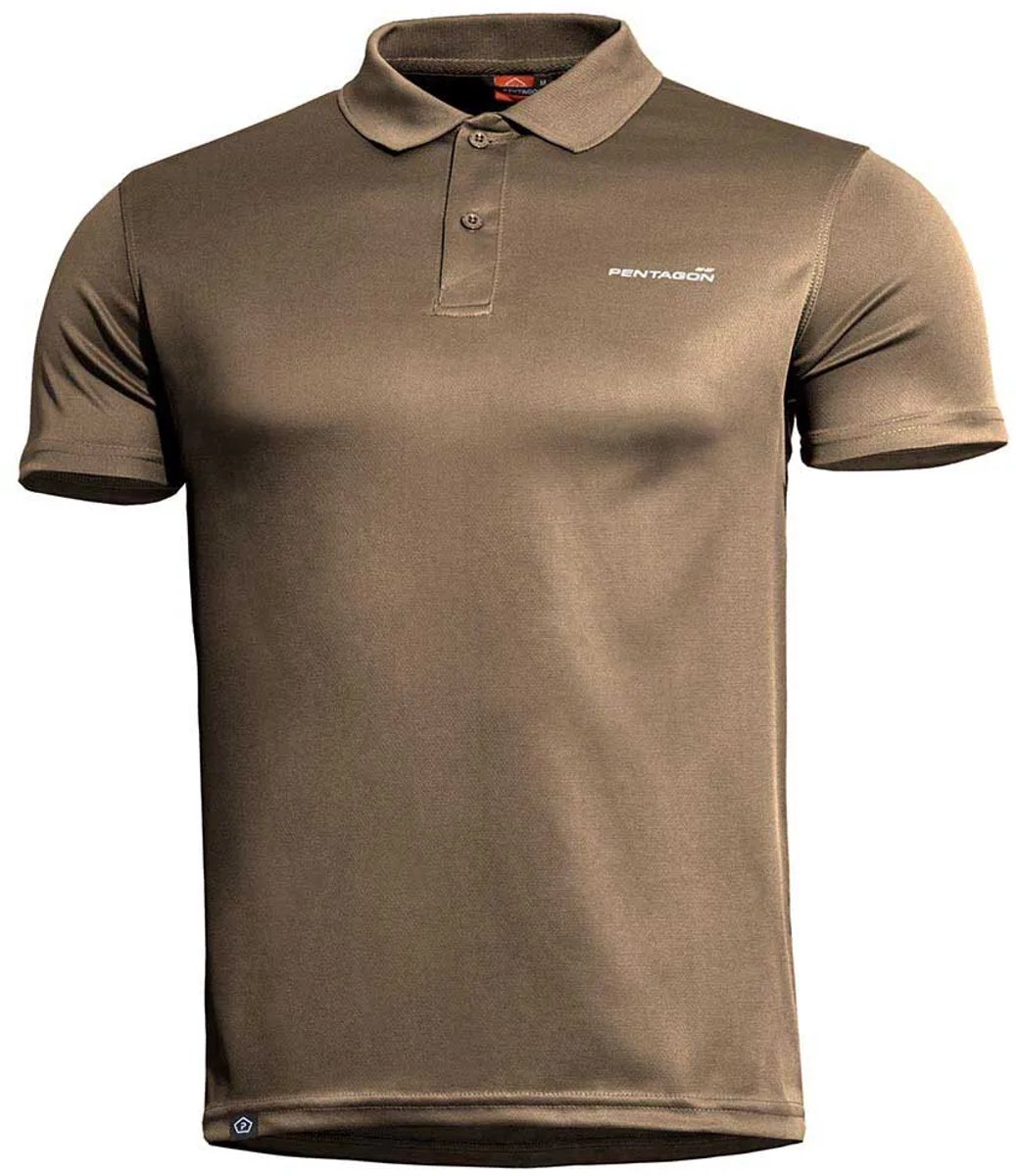 Pentagon Anassa Korte Mouw Poloshirt Bruin L Man
