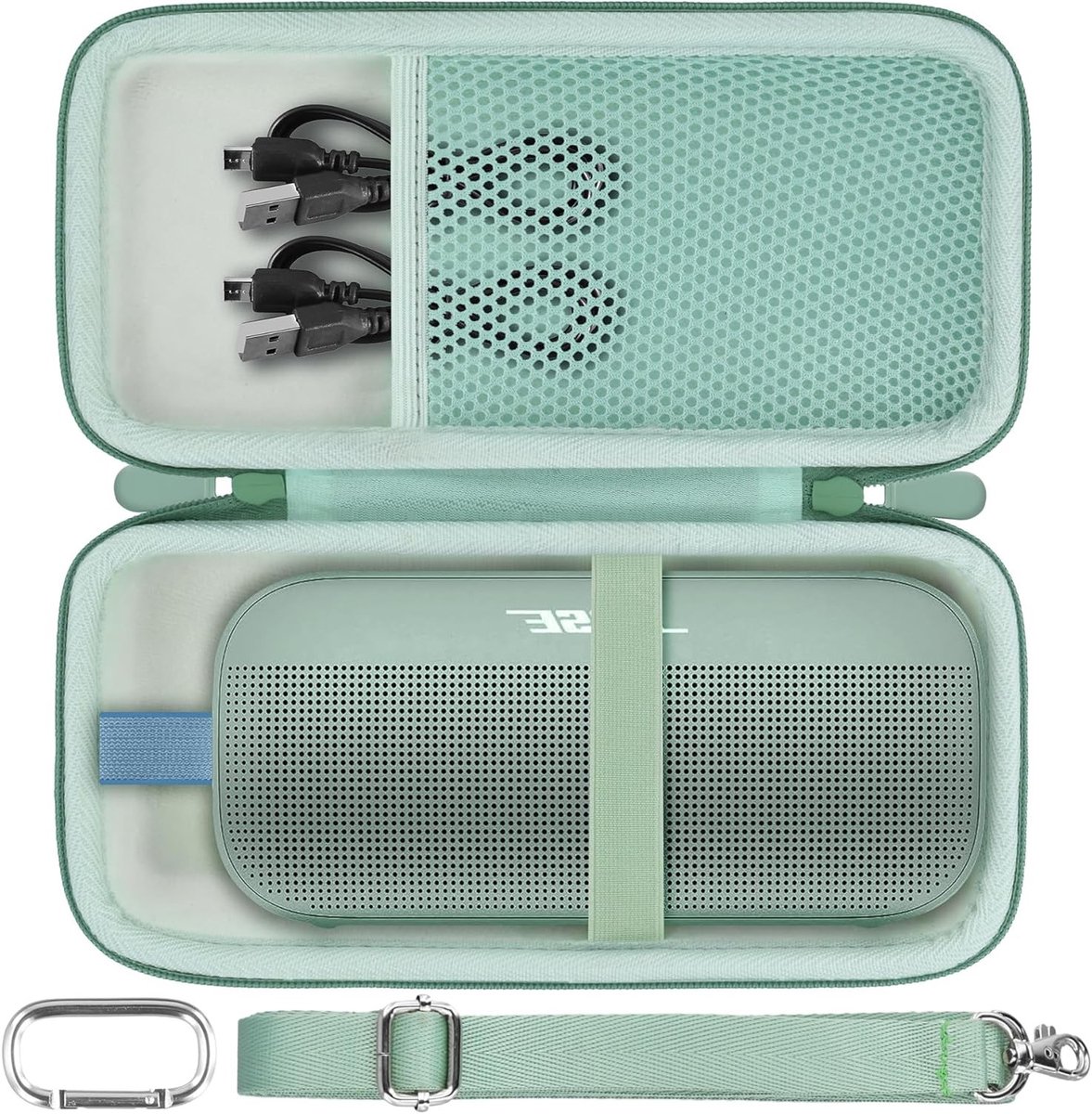 Hard Travel Case Vervanging voor Bluetooth Draagbare Speaker - Bescherming, Duurzaam en Lichtgewicht Design