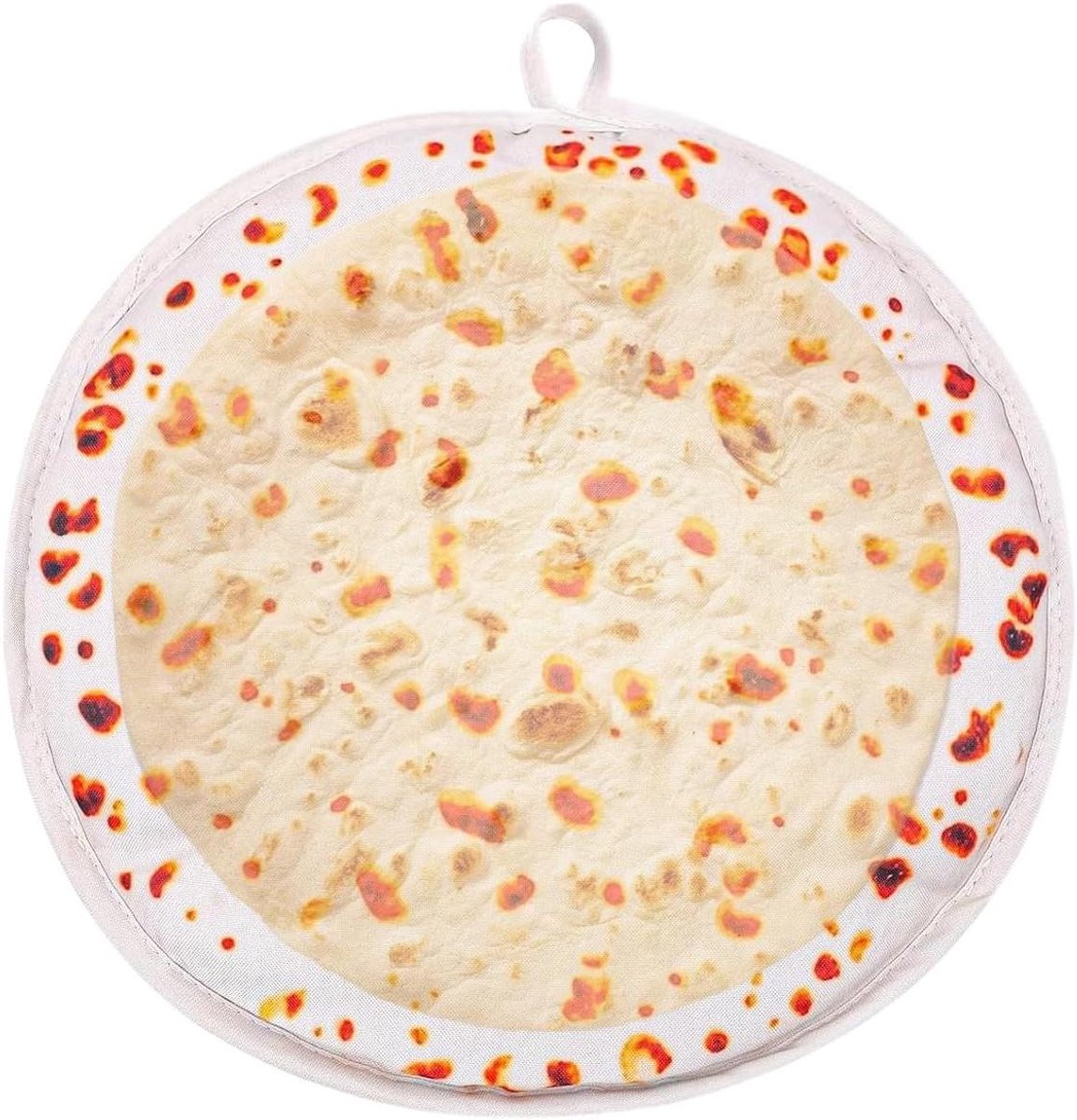 Tortilla Verwarmingsdoek - Warmhoudzak Taco - Maaltijden Warm Houden - Gelijkmatige Warmteverdeling - 30 cm Doorsnede - Grijs