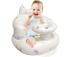Baby vloerstoel - Opblaasbare stoel - Baby leren zitten - Ingebouwde pomp - 599 g - Kittenmodel