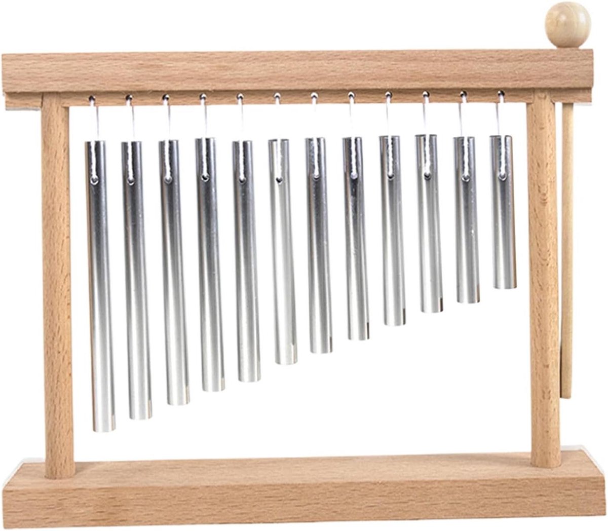 Percussie Instrument - Tafel Gong - Muziek Meditatie - 20 Tonen Design - 25x19x4 cm - Multicolor
