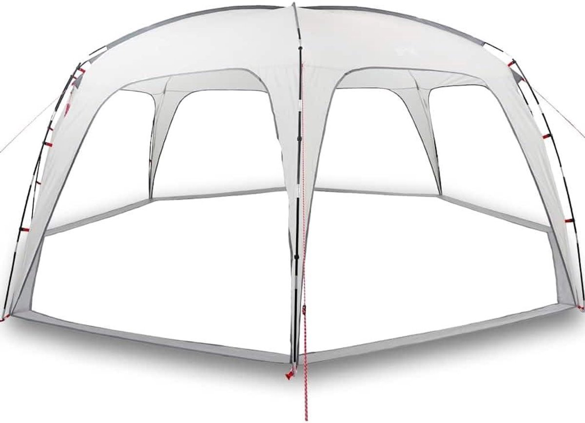 Partytent - Feesttent - Familie kamperen - Waterdicht polyester - 695 x 295 cm - Grijs