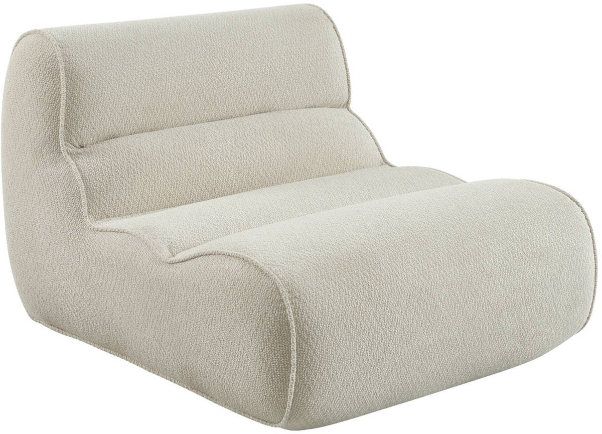 sweeek - 1-zits loungestoel, fauteuil van chenille stof - dario