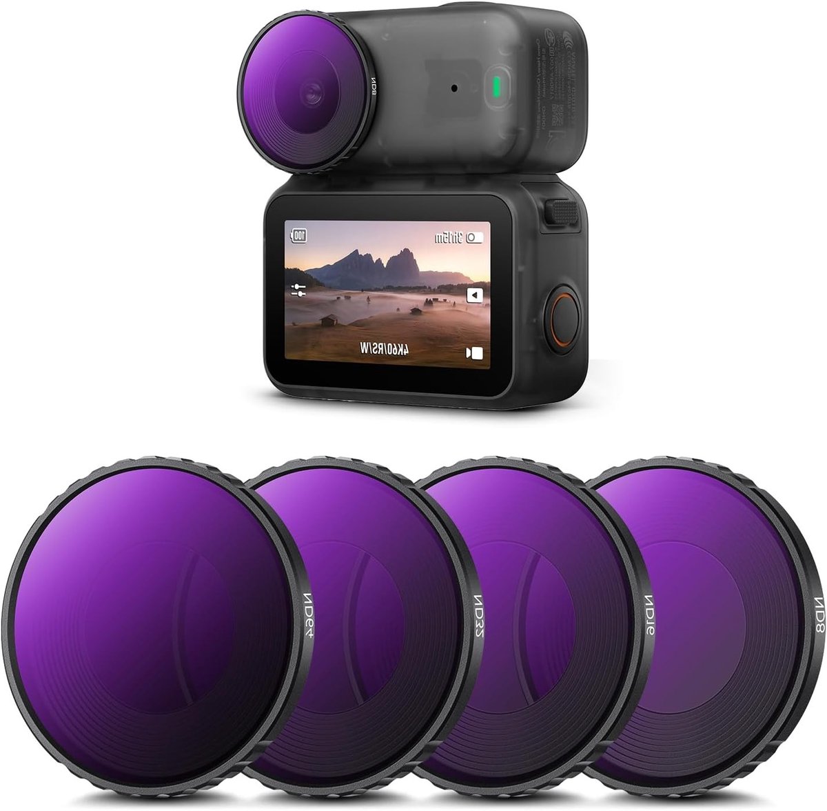 Neutrale Dichtheid Filters ND8, ND16, ND32, ND64 voor DJI Osmo Nano - Multicoated HD Optisch Glas voor Actiecamera's
