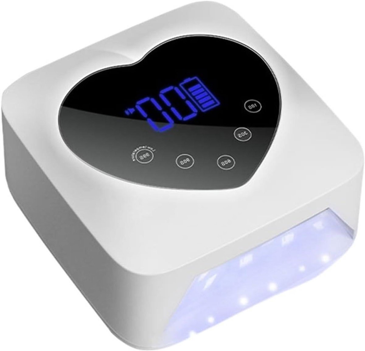 UV LED Nagellamp - Nageldroger Gel - Nagels Drogen - Ingebouwde Batterij - 72W - Wit