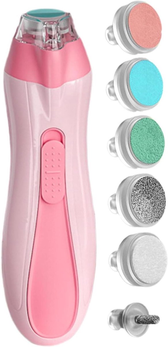 Elektrische Nagelslijper - Nagelknipper Kinderen - Babyverzorging - Zacht Geluidsmanagement - 137 cm - Roze