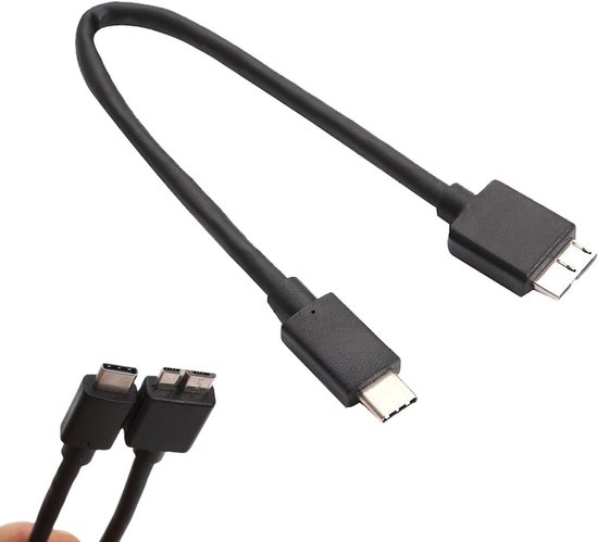 Externe Harde Schijf - Opslagapparaat - Gegevens Overzetten - 5 Gbit/s Snelheid - 5 TB - Zwart — afbeelding 4