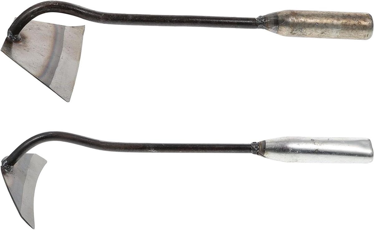Tuinschoffel En Cultivator - Handschoffel Wieden - Tuinonderhoud - Volledig Stalen Materiaal - 31 x 15 x 4 cm - Zilver