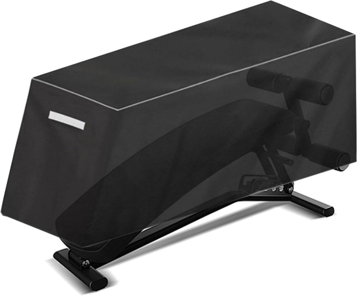 Gewichtsbank Deksel - Fitnessbank Beschermhoes - Apparatuur Beschermen - Waterdicht Ademend Ontwerp - 152x46x54 cm - Zwart