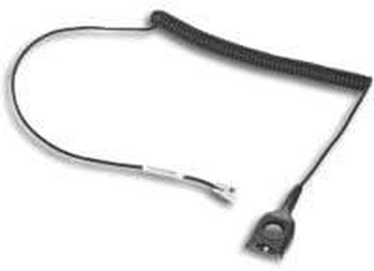 Headset Kabel - Hoofdtelefoon Kabel - Audio Verbinding - Gevlochten Ontwerp - 2 Meter - Zwart