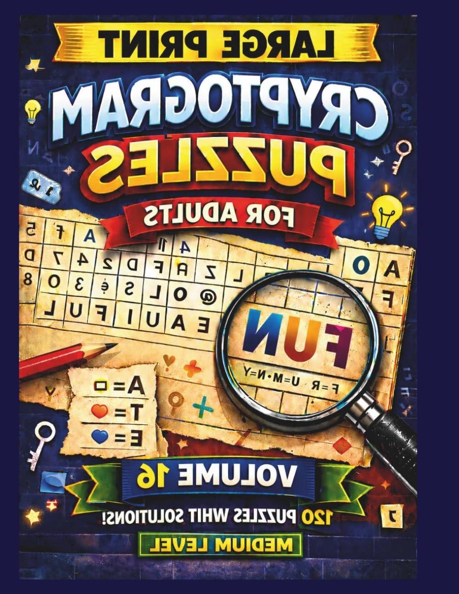 Cryptogram Puzzels - Woord Puzzels - Hersenen Trainen - Groot Lettertype - 120 Puzzels - Niet gespecificeerd