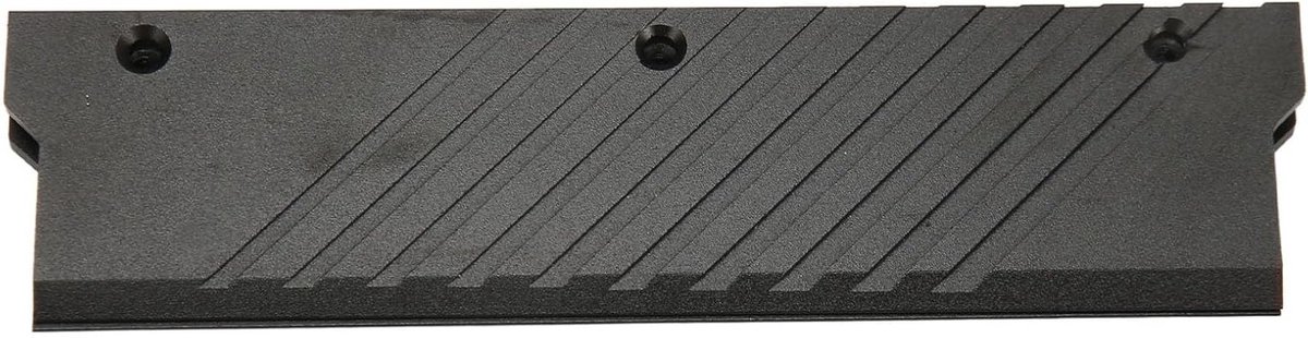 SnelShoppen - Memory RAM Heat Sink, Universele DDR5 Koeler, Aluminium RAM Cooler met Heatsink Strip voor Waterkoelsystemen, Zwart