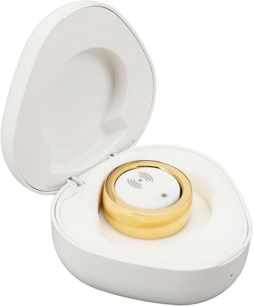 Slimme Gezondheidsring - Activiteitstracker Ring - Gezondheid Monitoren - IP68 Waterdicht - 7 Dagen Batterij - Goud
